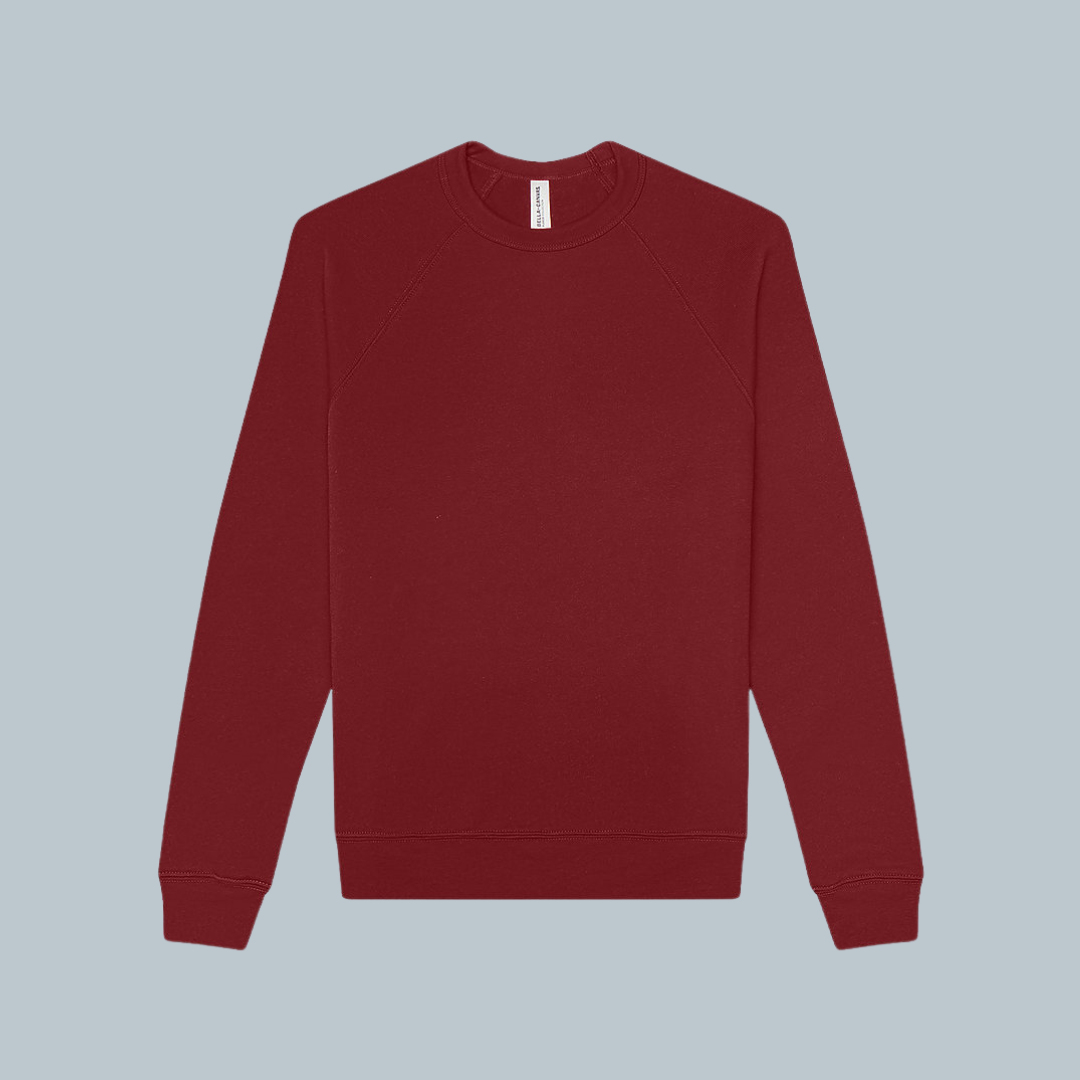 Sudadera Unisex Cuello Redondo Fleece Raglan (3901)