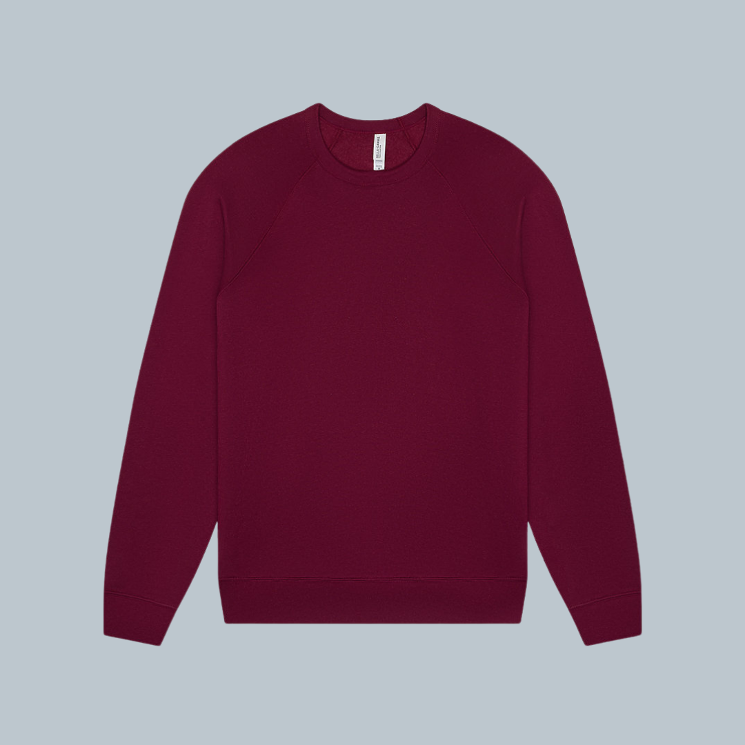 Sudadera Unisex Cuello Redondo Fleece Raglan (3901)