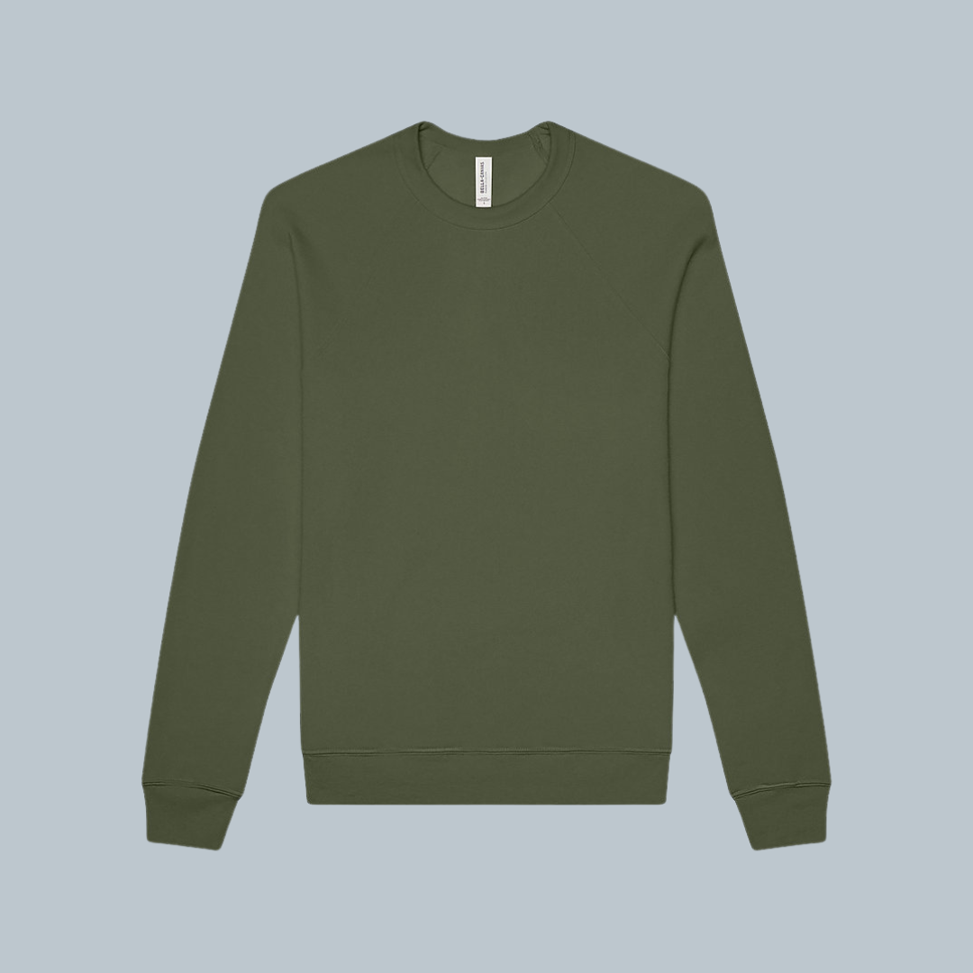 Sudadera Unisex Cuello Redondo Fleece Raglan (3901)