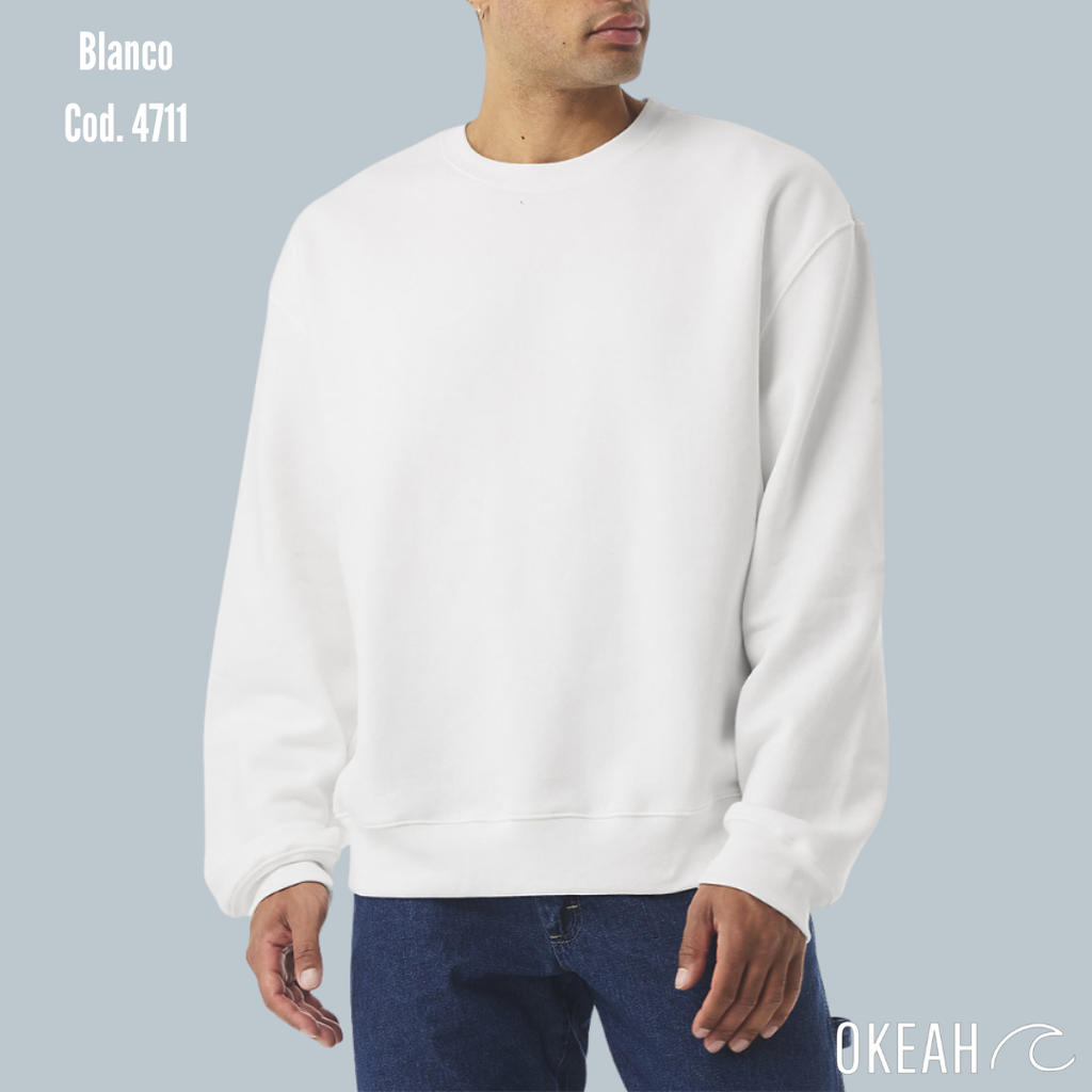 Sudadera Unisex Cuello Redondo Tela Alto Gramaje 285 gramos (4711)