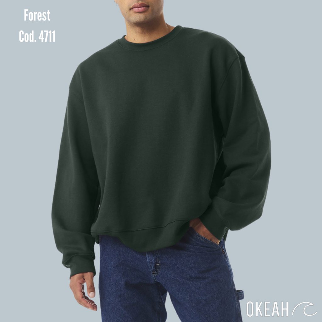 Sudadera Unisex Cuello Redondo Tela Alto Gramaje 285 gramos (4711)