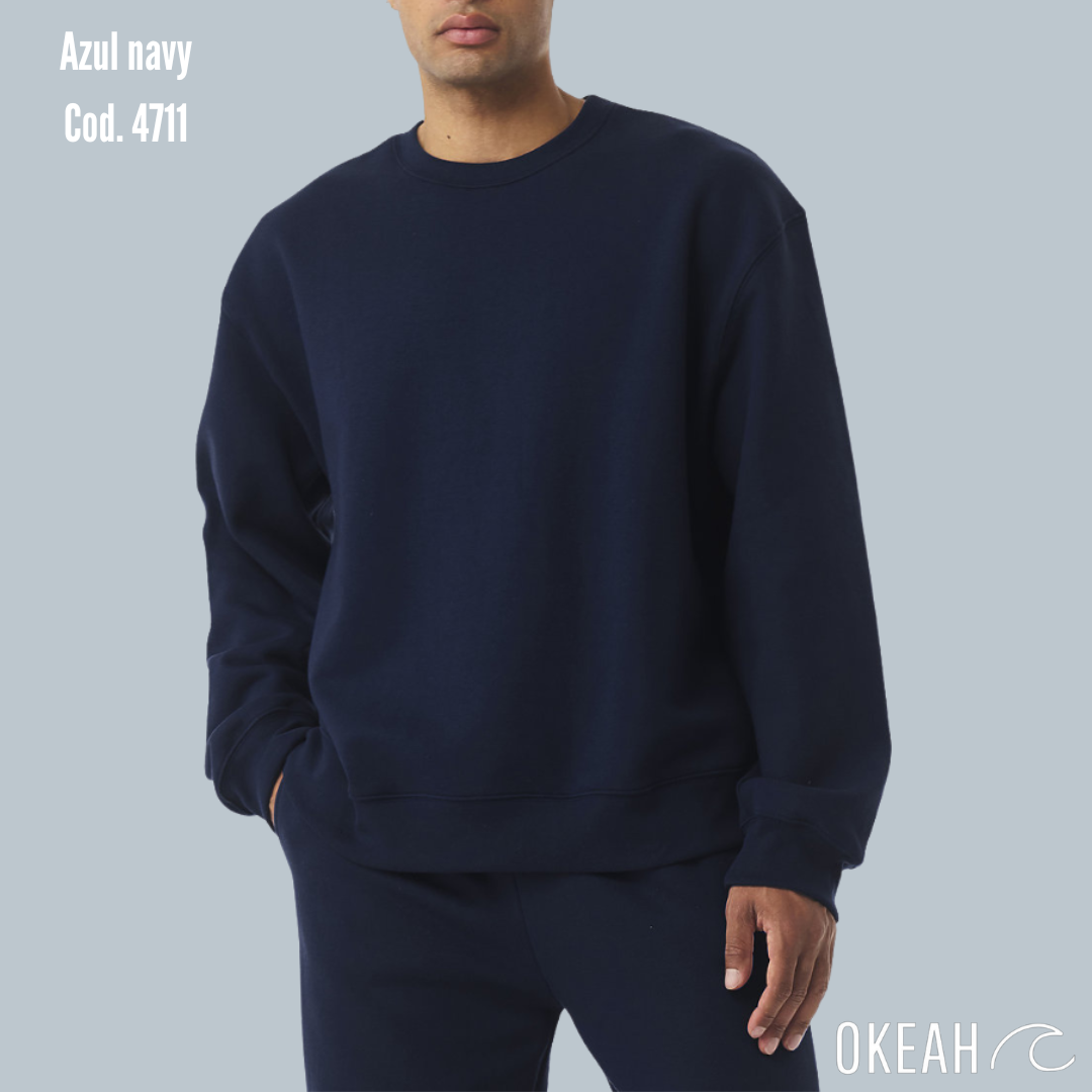 Sudadera Unisex Cuello Redondo Tela Alto Gramaje 285 gramos (4711)
